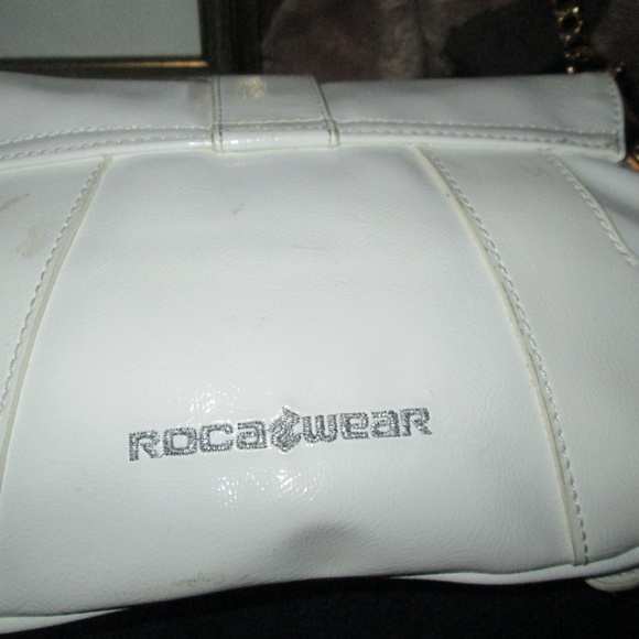 💋💞Roccawear Handbag Fabulous** White Mini Purse Clutch - Picture 5 of 6
